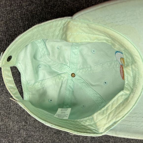 Life Is Good Big Heart Logo Cap Womens Adjustable Embroidered Green Hat - Picture 8 of 9